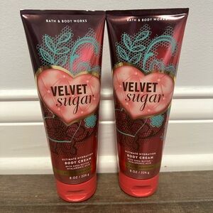 Bath & Body Works Velvet Sugar Body Cream set of 2 NEW
